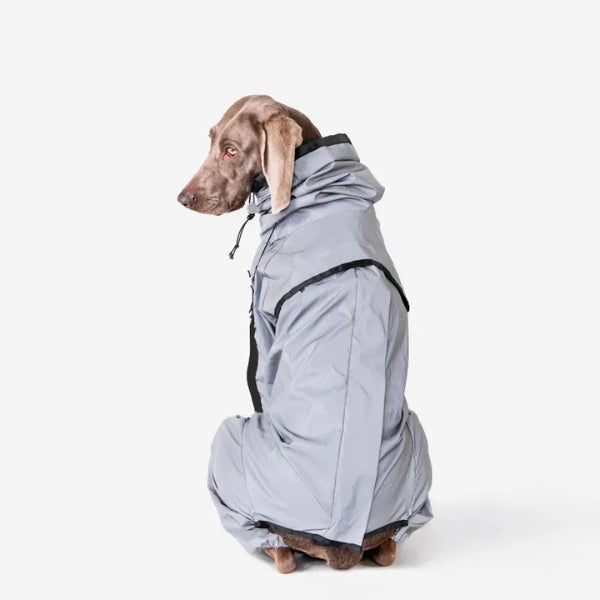 CozyPaws-vedenpitävä koiran sadetakki lahkeilla — pienille koirille kokoon XXL asti | Desfino