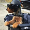 TrailPup motorsykkelhjelm for hund og matchende briller - Desfino