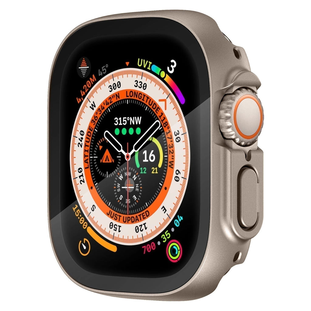 AstraGuard Apple Watch Ultra-fodral — tunt skärmskydd - Desfino