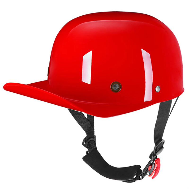 קסדת אופנוע CapPulse בסגנון כובע בייסבול, מאושרת DOT — התאמה נוחה - Desfino