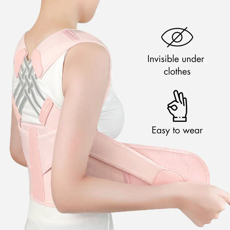 Ascenta Posture Support — 2-in-1 Waist Cincher and Spinal Aligner