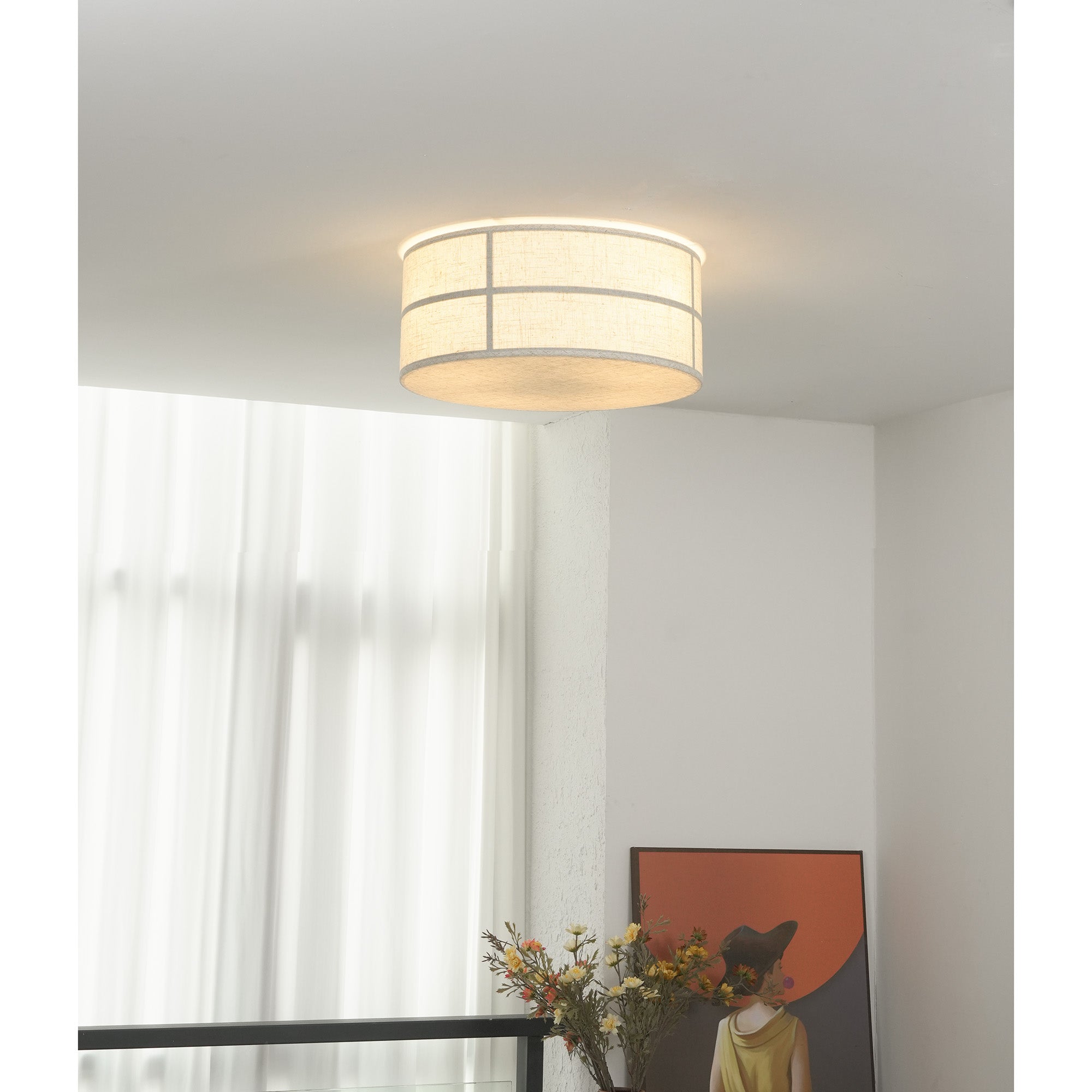 Deckenleuchte Hashira – indirektes Design für flächenbündige Montage