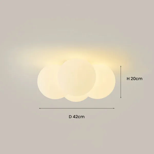 Lampa sufitowa Cirra Cloud LED — współczesny design inspirowany chmurami - Desfino