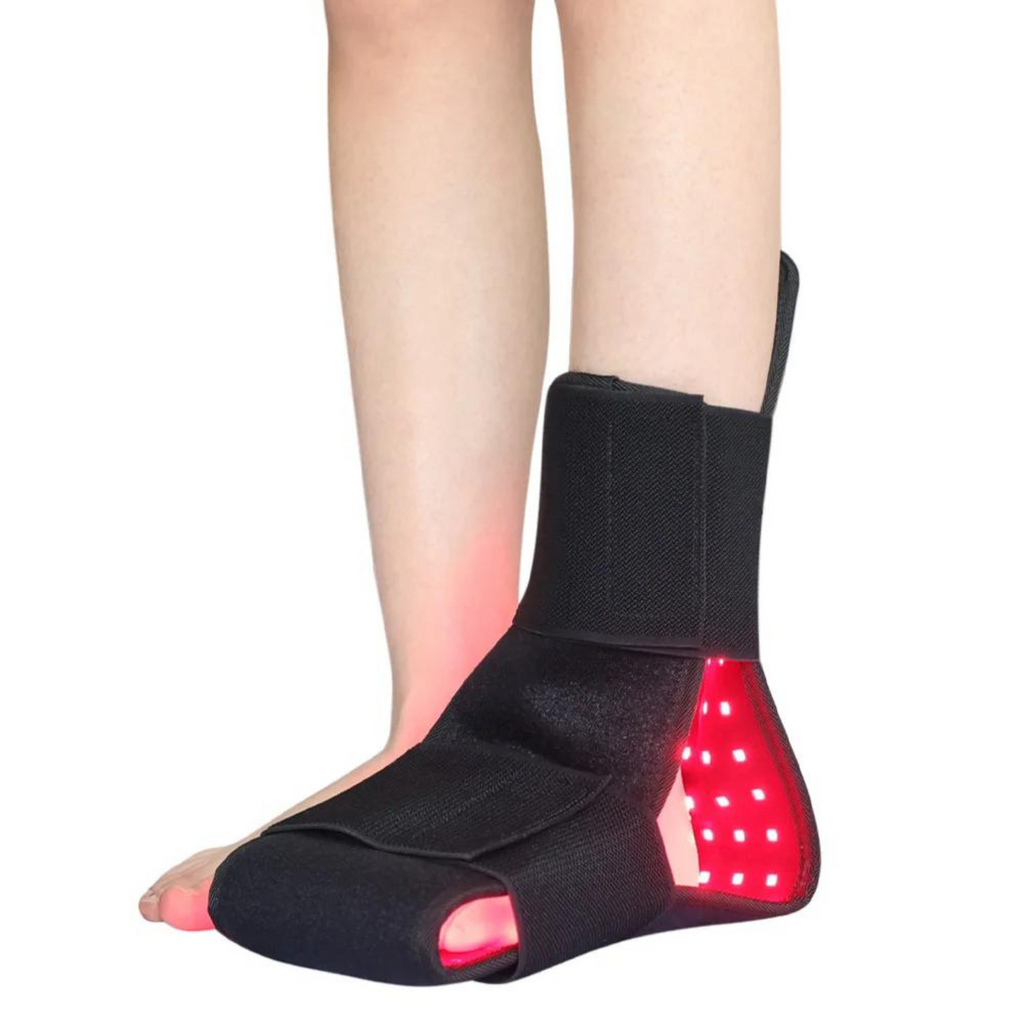 LumaStride Foot EMS Red Light Belt — Red & Infrared Ankle & Calf - Desfino