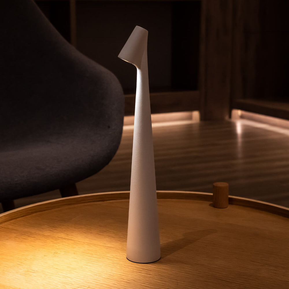 Lampada da tavolo LED ricaricabile Nordic — Luce d'accento senza fili - Desfino