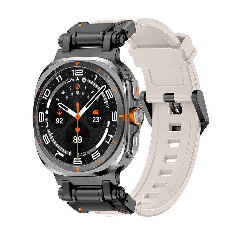 Navigator FKM-armband - Samsung Watch Ultra 47 mm, 140–230 mm, stiftspänne - Desfino