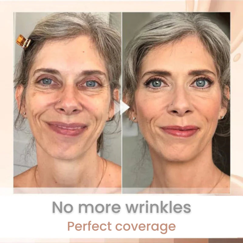 Base de maquillaje y corrector antiarrugas para piel madura — Cobertura media - Desfino