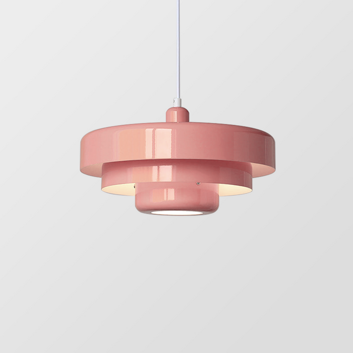 Justerbar Bauhaus LED-pendellampa — svart, guld och grön | Desfino