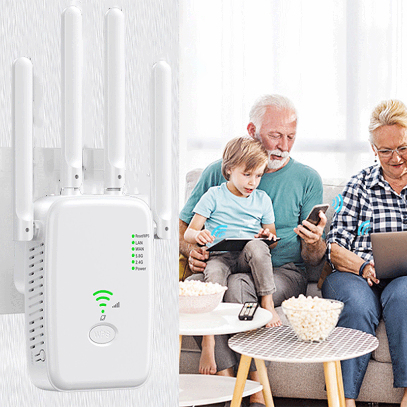 Wzmacniacz sygnału Wi-Fi ZenoraMesh Pro — szybki i niezawodny zasięg - Desfino