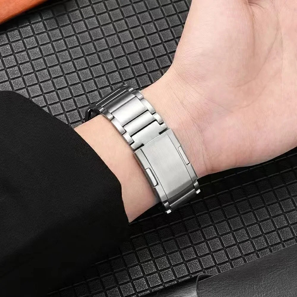 Klokkerem i titan grad 2 - Samsung Watch Ultra, DLC-ripebestandig - Desfino