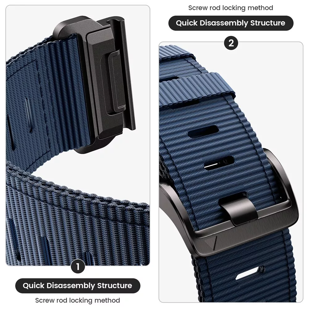 Correa de nailon Rivaro, cierre de seguridad — Fenix 6X/6 Pro/8/7/7X/5/5X Plus - Desfino
