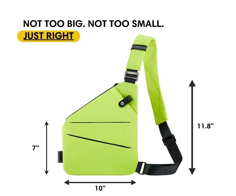 Slim Anti-Theft Travel Bag — Front Carry, Hidden Zippers, Storage - Desfino