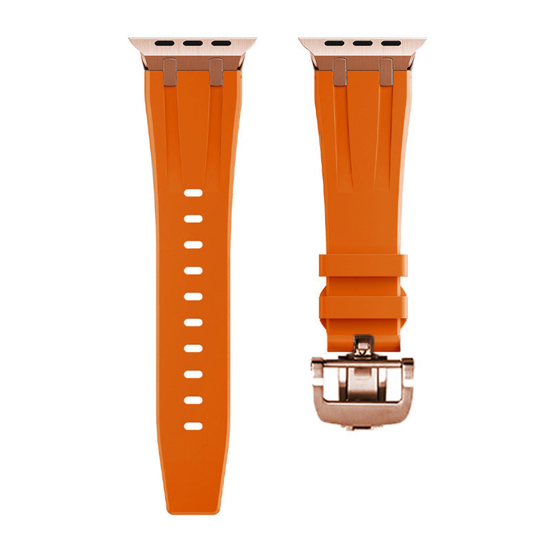 Novara Apple Watch Strap — Thick Silicone, Grade 2 Titanium Adapter - Desfino