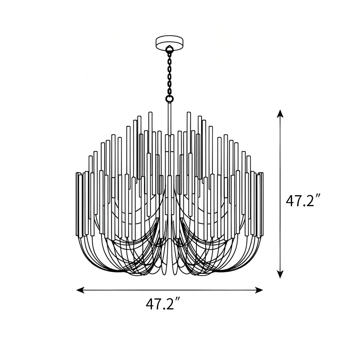 Twiggy Chandelier for Dining Room | Desfino
