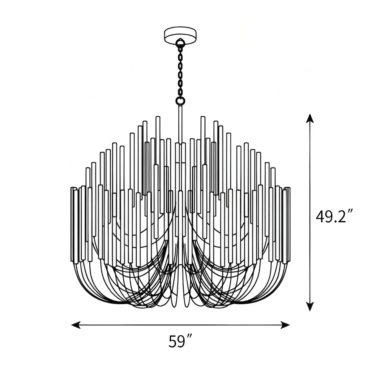 Twiggy Chandelier for Dining Room | Desfino