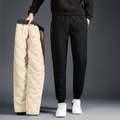 Pantaloni cargo unisex ThermaRidge, impermeabili, căptușiți cu fleece - Desfino