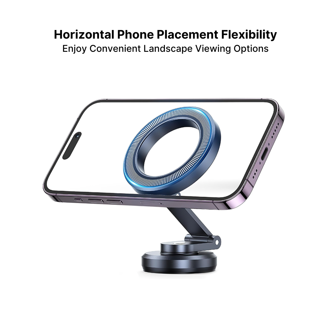 Navaro magnetische iPhone-autohouder — Verstelbare standaard - Desfino