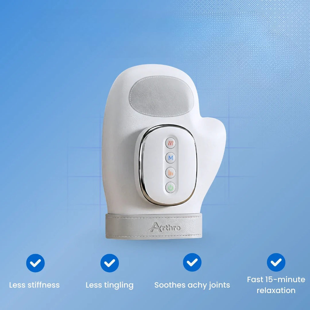 ArthroFlex Pro 3-in-1 beheiztes Handmassagegerät – Gezielte Handgelenkwärme, dreizehnpunktige Luftkompression
