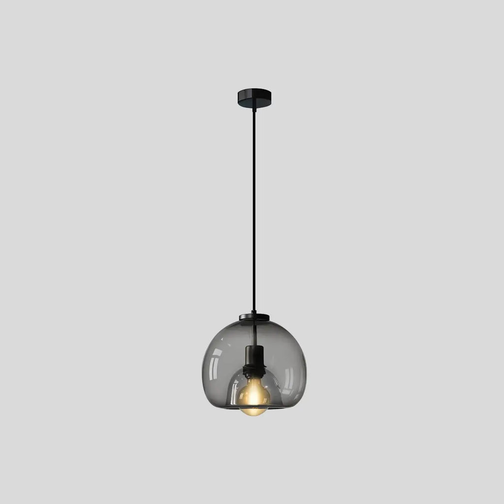 Smoky Grey Glass Pendant Light | Desfino
