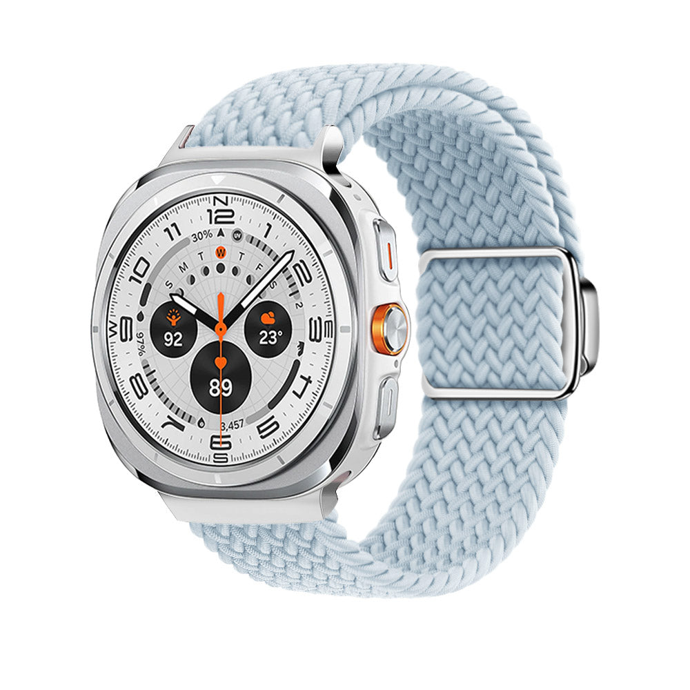 Bracelete de nylon entrançado Arivra — Fivela magnética para Galaxy Watch Ultra - Desfino