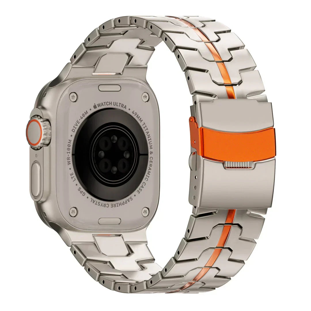 Λουράκι τιτανίου Aurex για Apple Watch — Γυαλισμένο λουράκι - Desfino