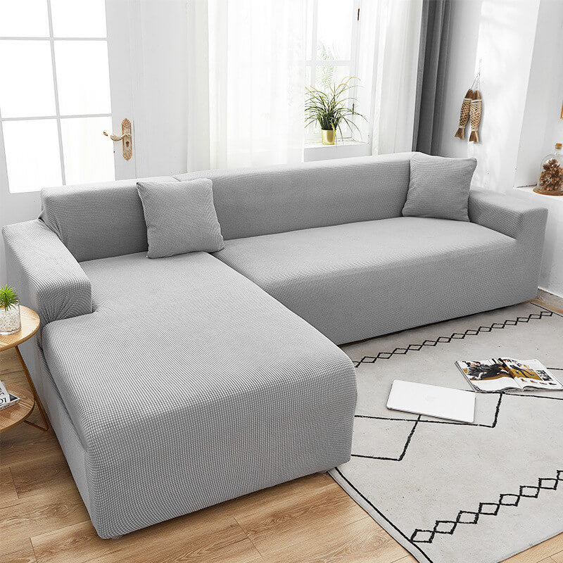 Housse de canapé extensible lavable — Ajustement antidérapant, 1 à 3 places - Desfino