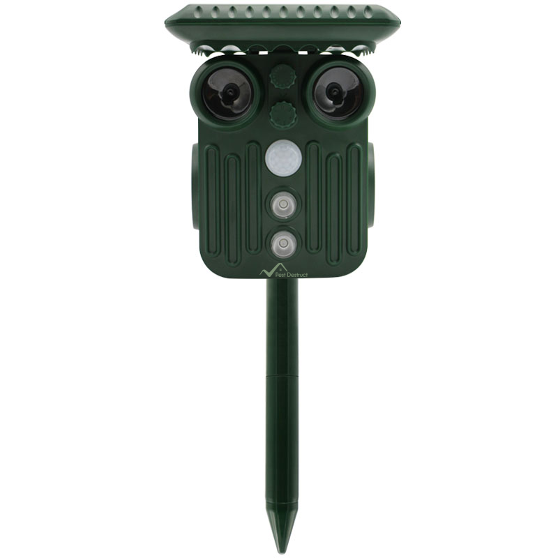 Sylva 太阳能超声波驱鹿器 — 5 种模式、防水 | Desfino