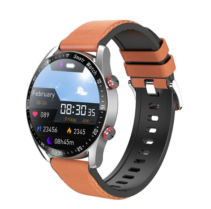 LumaPulse Pro-smartklocka — vattentät, EKG, SpO2 och Bluetooth-samtal - Desfino