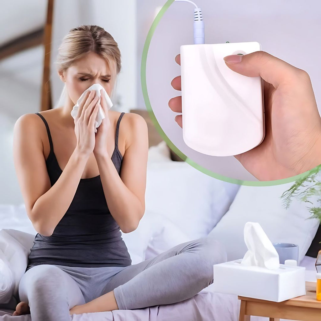 Dispositivo nasal infravermelho NasoGlow para rinite, congestão e corrimento nasal - Desfino