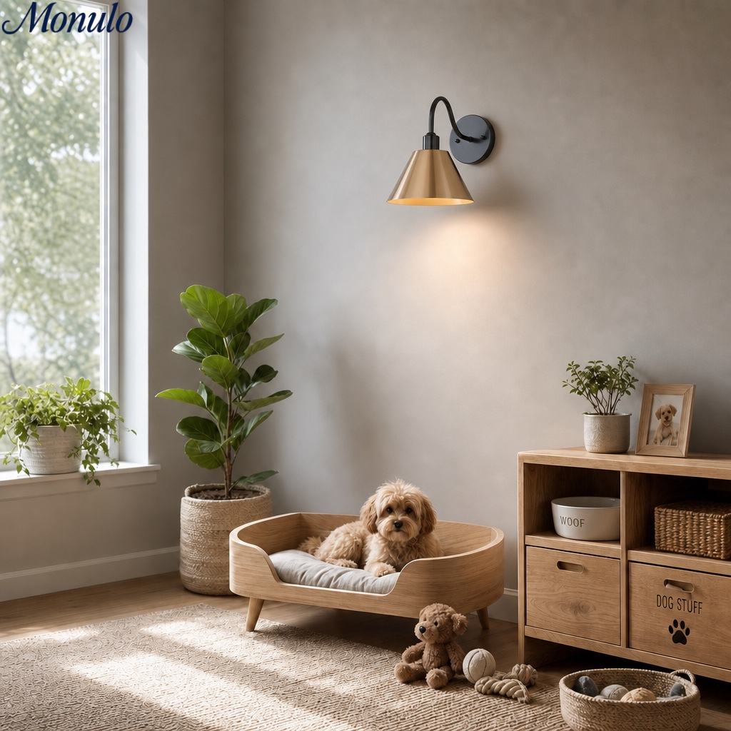 Modern Industrial Tapered Sconce — Clean Metal Wall Light