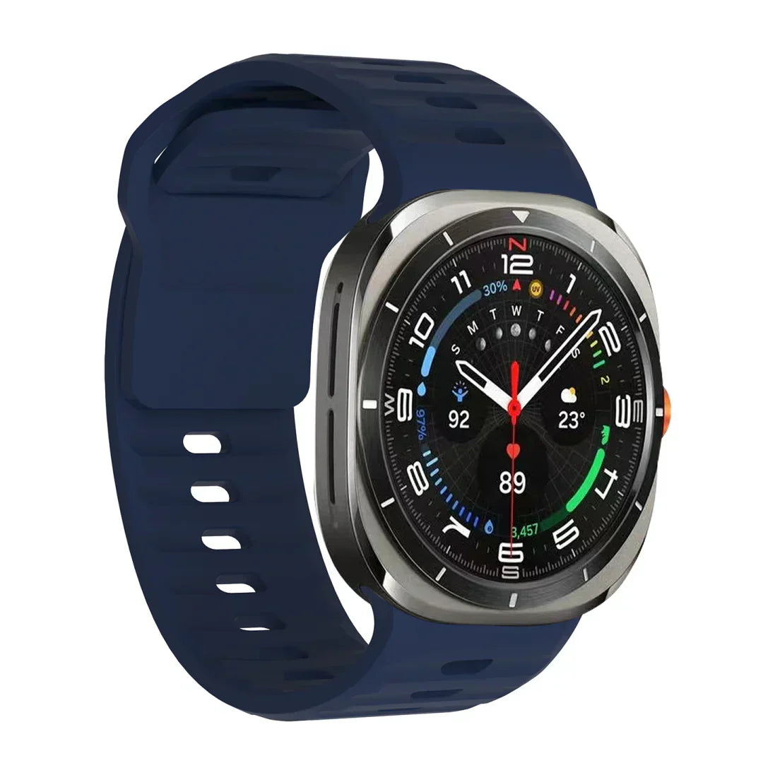 Kirrean Galaxy Watch Ultra -silikoniranneke — joustava, napakasti istuva - Desfino