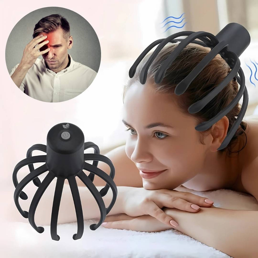 CalmWave elektromos polip alakú fejbőrmasszírozó — stresszoldás - Desfino
