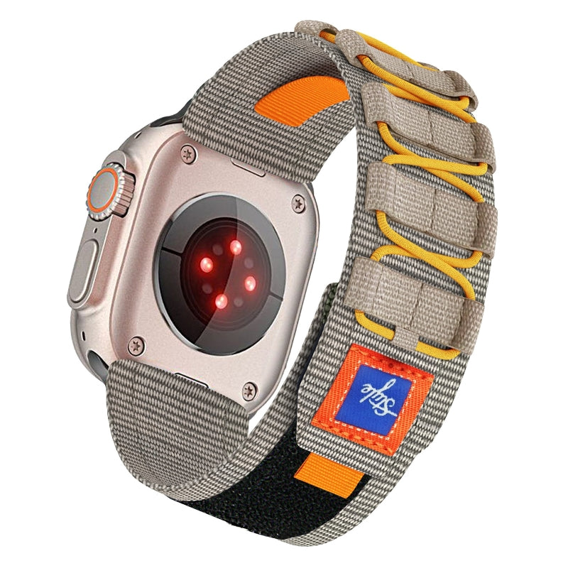 Kirra pleciony nylonowy pasek do zegarka Apple Watch — regulowany pasek 26 mm - Desfino