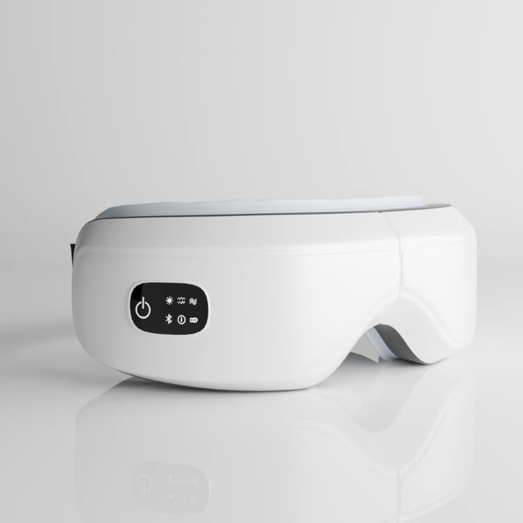 LumaSoothe Smart Eye Massager — Heat, Air Compression & Pulse | Desfino
