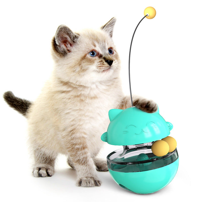 Juguete dispensador de comida para gatos Pawswell — entretenimiento para mascotas más saludables - Desfino