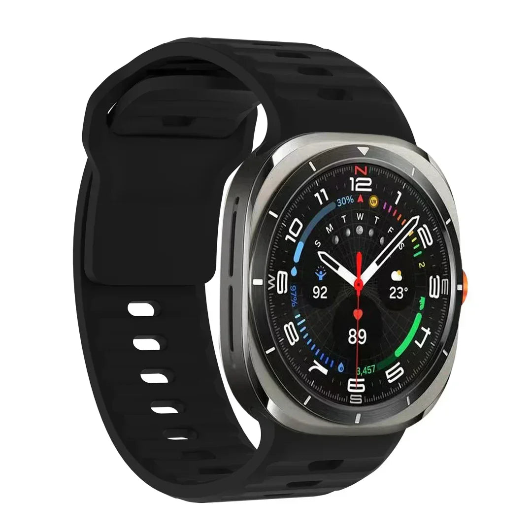 Kirrean Galaxy Watch Ultra -silikoniranneke — joustava, napakasti istuva - Desfino