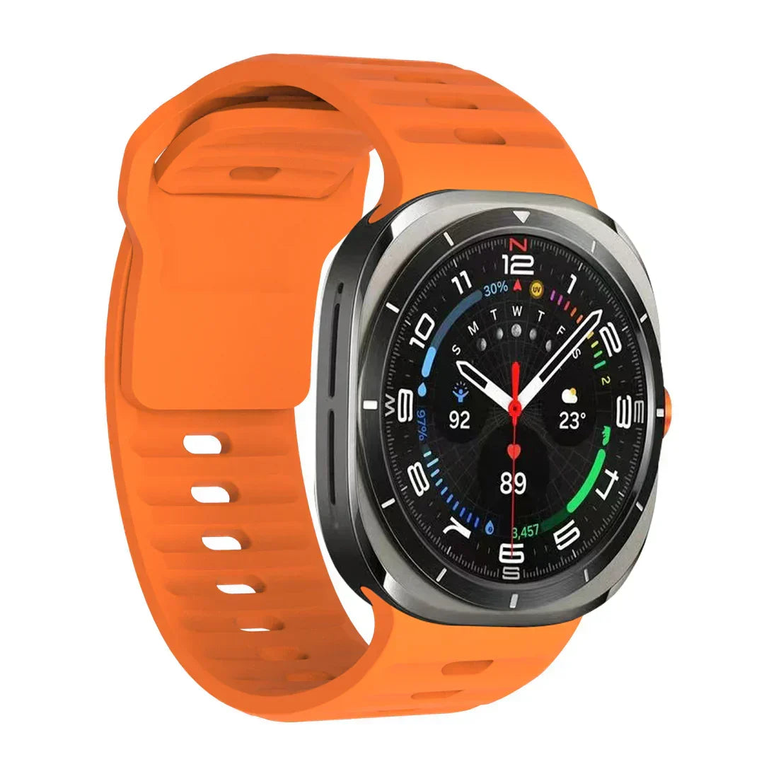 Kirrean Galaxy Watch Ultra -silikoniranneke — joustava, napakasti istuva - Desfino