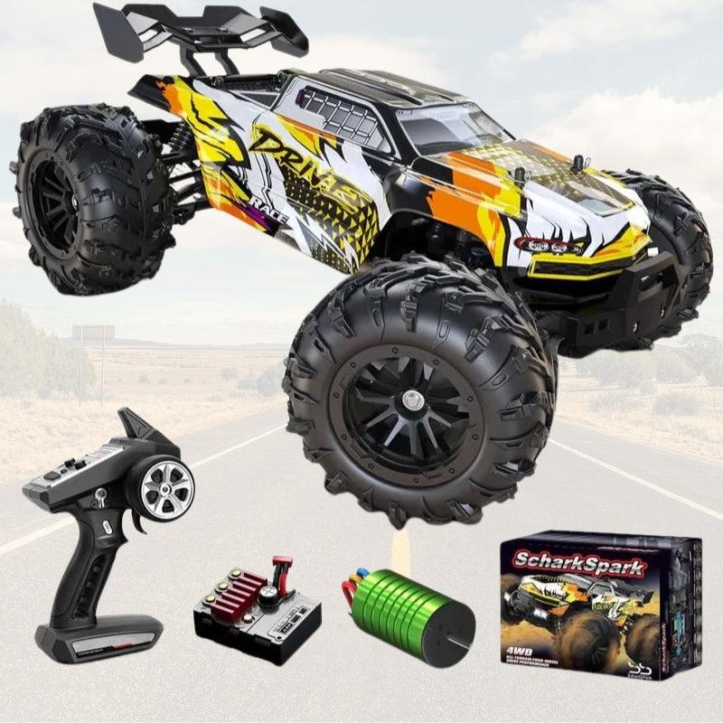 StormRift 1:16 høyhastighets 4WD RC-lastebil — LED-lys, fjernkontroll - Desfino