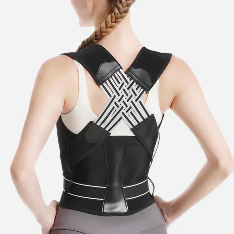 Ascenta Posture Support — 2-in-1 Waist Cincher and Spinal Aligner