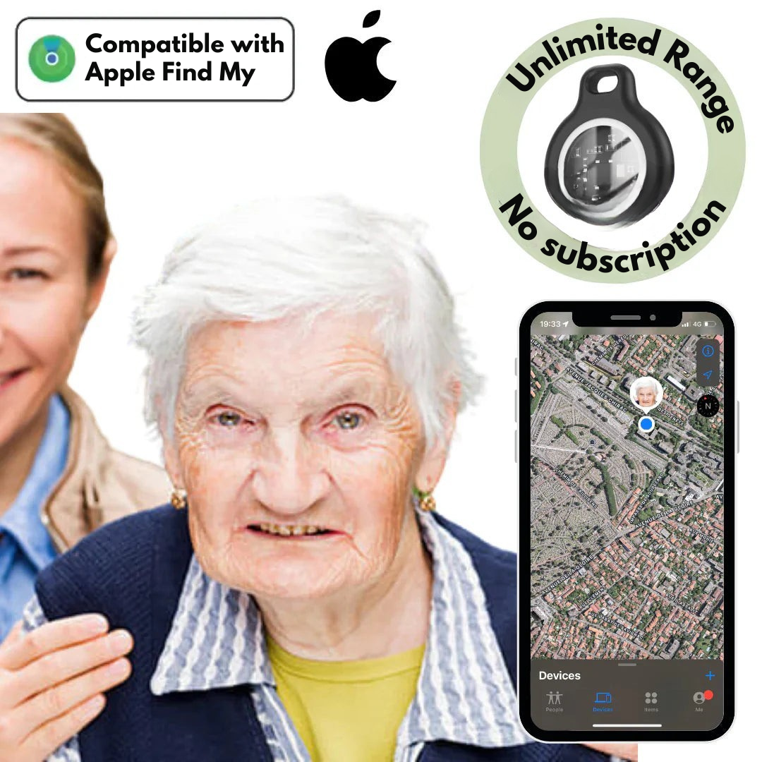 جهاز تتبع GPS لكبار السن في الوقت الفعلي — مقاوم للماء، دون رسوم شهرية - Desfino