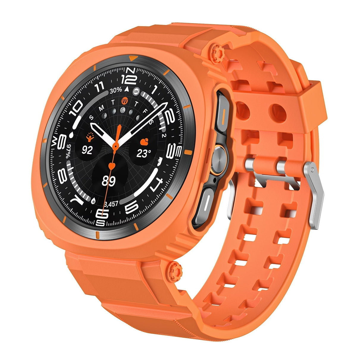 FlexTone 运动 TPU 表带和表壳——Samsung Galaxy Watch Ultra 47mm 防护套