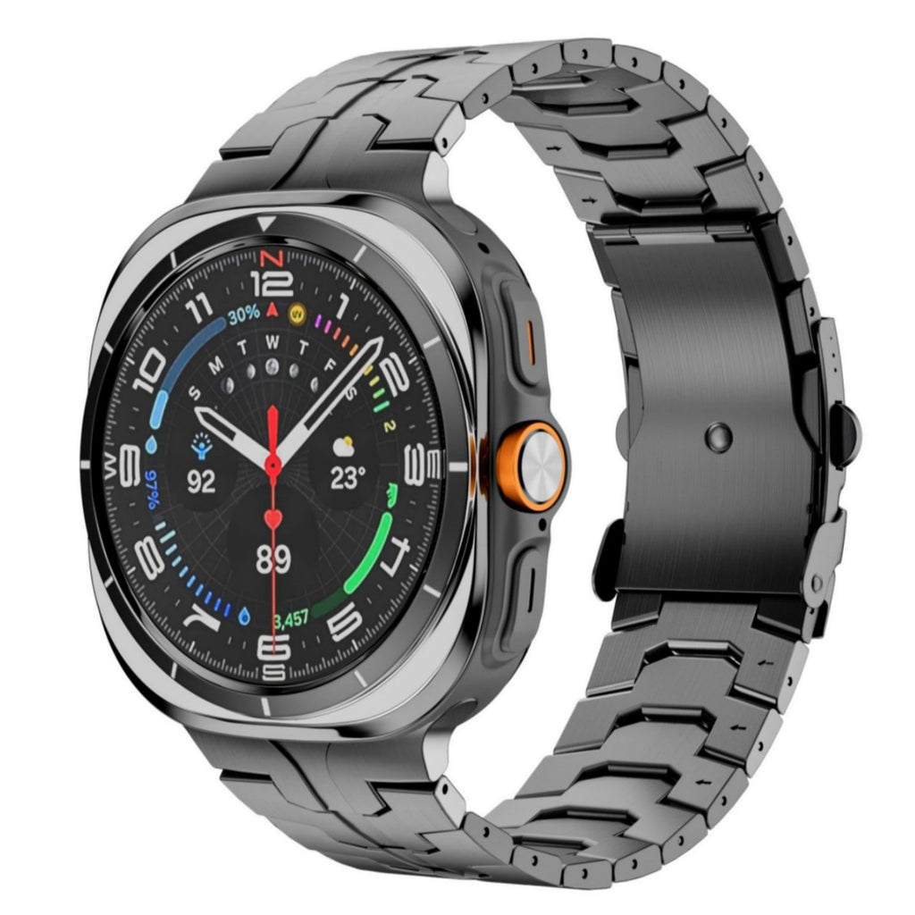 Averon-klokkereim i titan — justerbar spenne for Ultra-smartklokke - Desfino