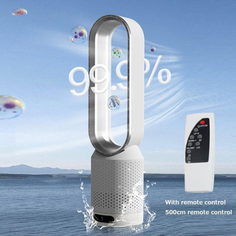 AeroSilk Bladeless 3-In-1 Air Purifier, Heater & Cooler - Desfino