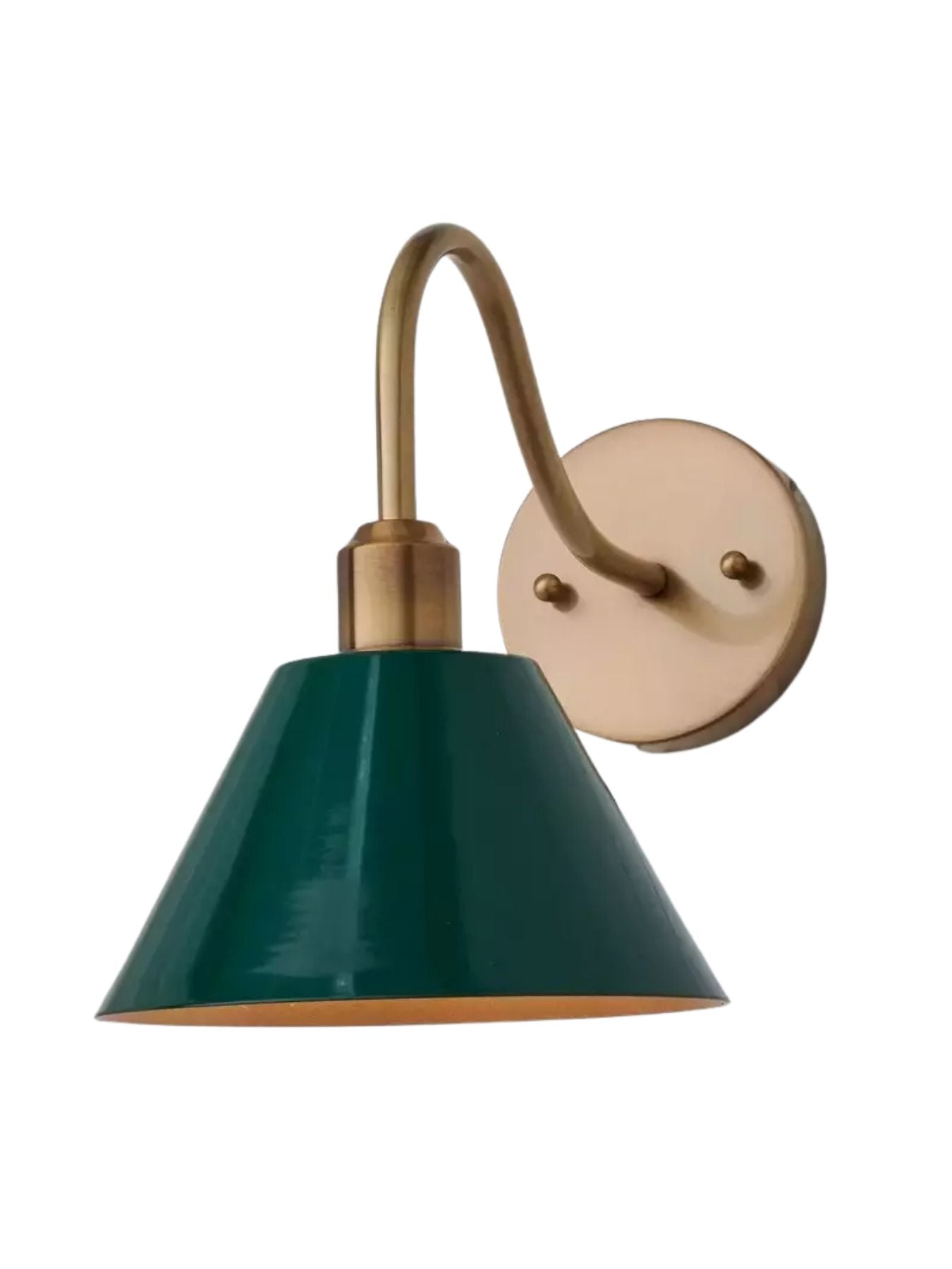 Modern Industrial Tapered Sconce — Clean Metal Wall Light