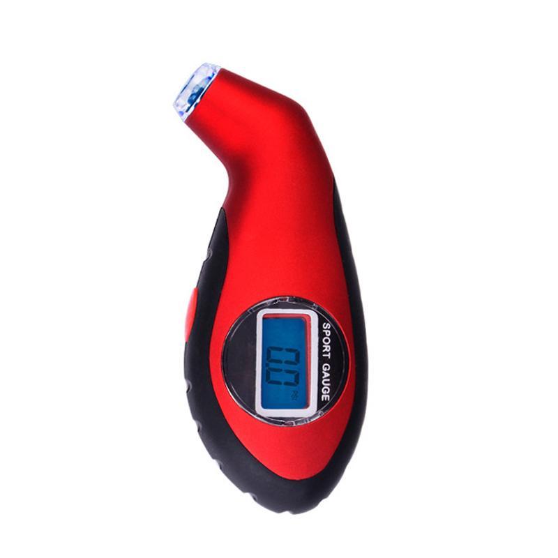 משאבת אוויר חשמלית ניידת לצמיגים של VeloGuard — מד LCD עם תאורה אחורית - Desfino