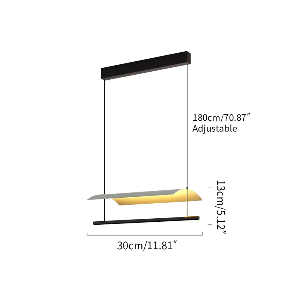 Minimalist Tile Shape Dining Room Pendant Light | Desfino