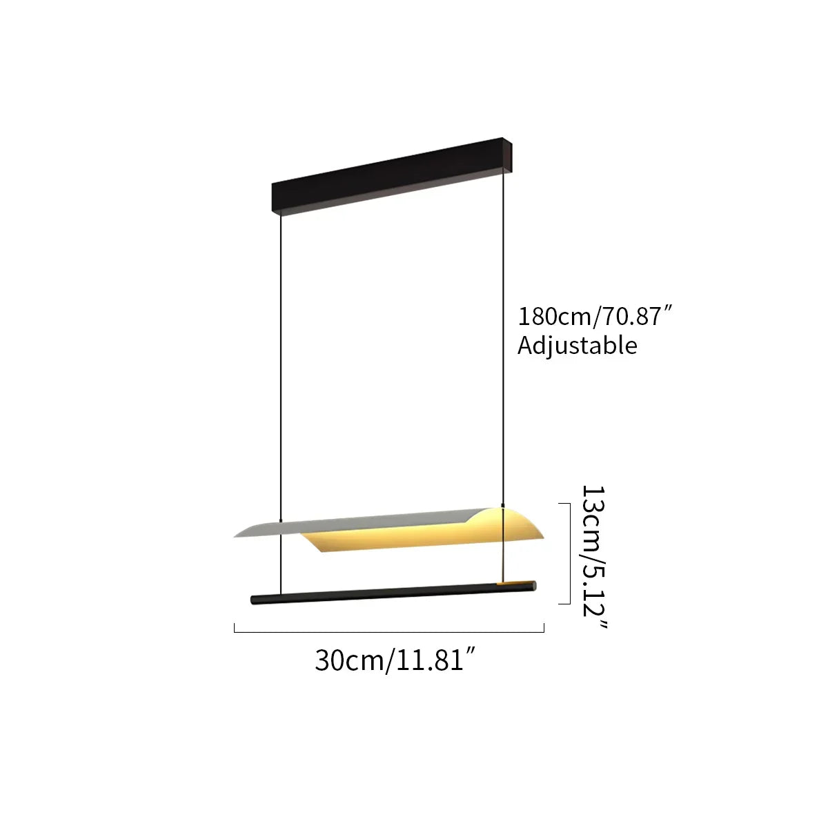Minimalist Tile Shape Dining Room Pendant Light | Desfino