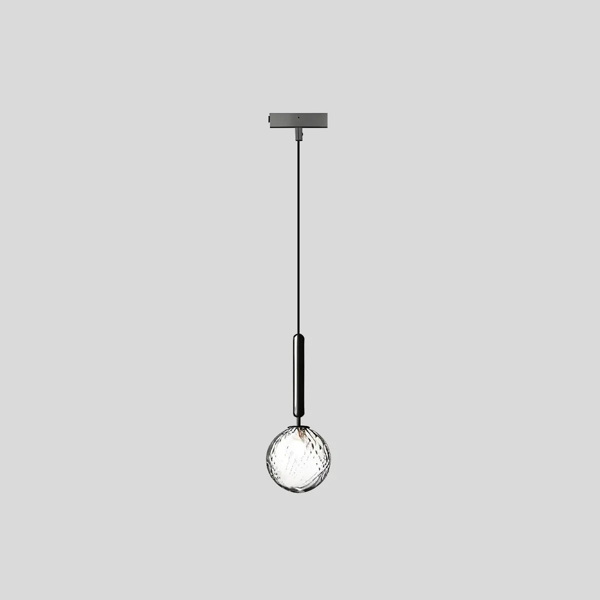 Glas-Pendelleuchte Temen Globe für die Kücheninsel | Desfino