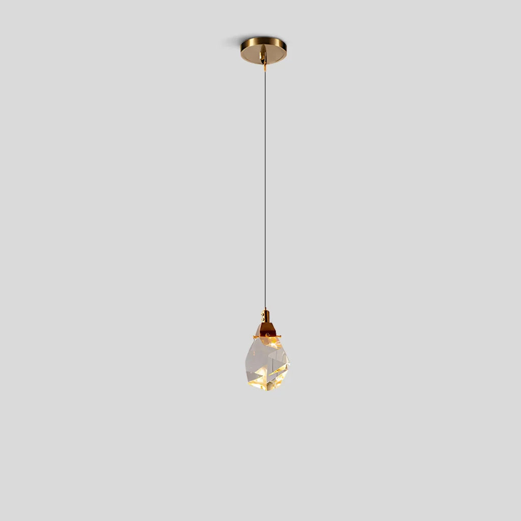 Rock Crystal Rain Chandelier for Living Room | Desfino