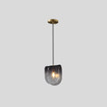 Modern Gradient Glass Pendant Light for Bedside | Desfino